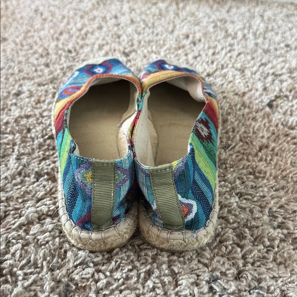 Vibrant Multicolor Aztec Espadrilles